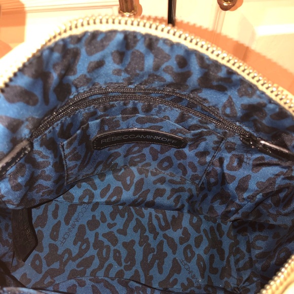 AUTH MINI REBECCA MINKOFF BEIGE LTHR XBODY BAG - Picture 7 of 7